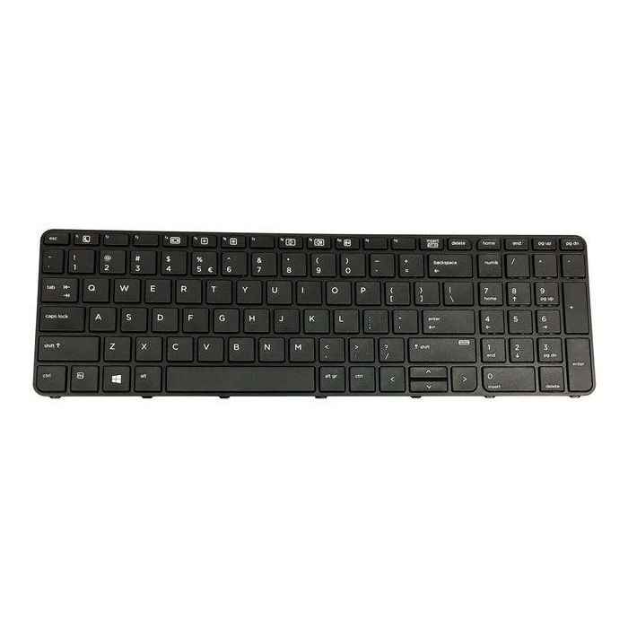 HP Teclado para Portátil de Recambio, Diseño Holandés (Dutch) QWERTY, Color Negro, Repuesto Fácil Instalación