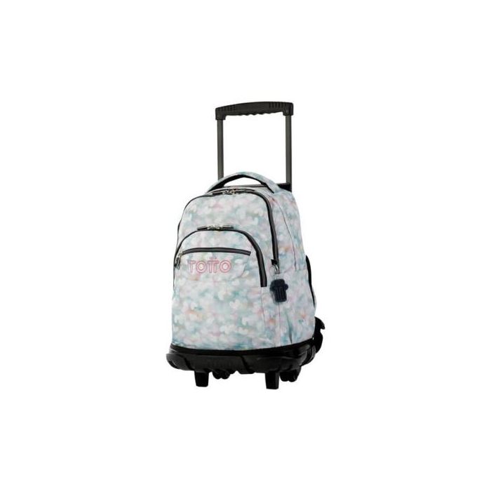 Mochila Escolar con Ruedas Corazones Pastel Totto MA03ECO006-2311P-4HX 1