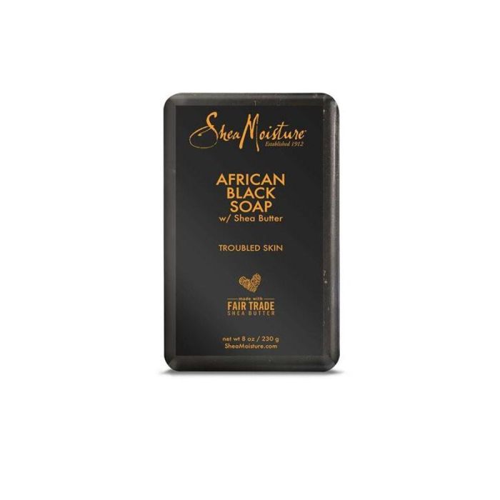 Shea Moisture Jabón Negro Africano con Manteca de Karité 230g - Limpia, Hidrata y Calma la Piel Shea Moisture Jabón Negro Africano con Manteca de Karité 230g - Limpia, Hidrata y Calma la Piel