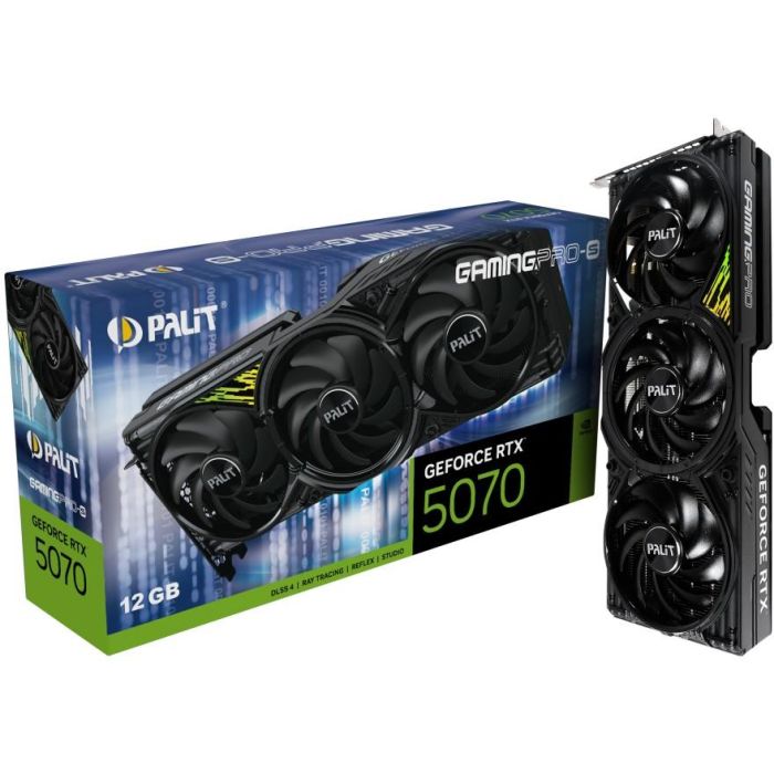 Palit RTX5070 GamingPro-S 12GB GDDR7 HDMI 3xDP 9 Palit RTX5070 GamingPro-S 12GB GDDR7 HDMI 3xDP 9