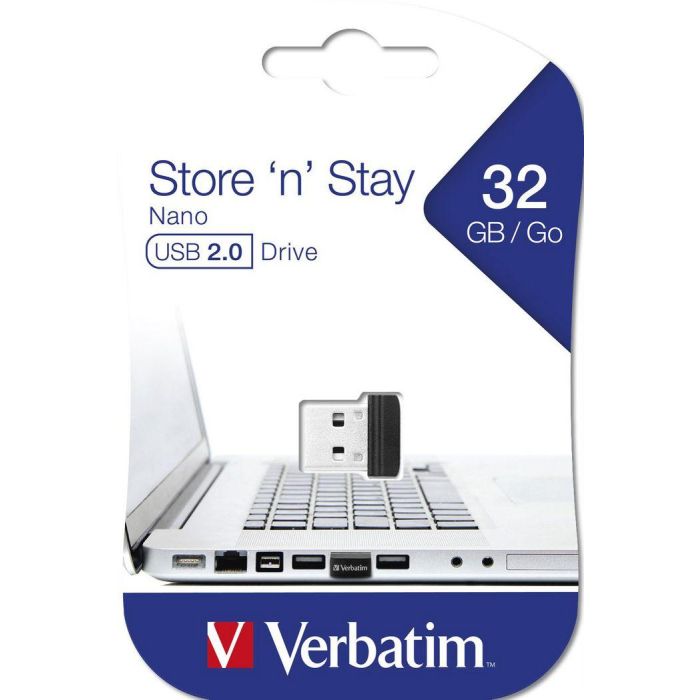 Verbatim Store 'n' Stay Nano, USB 2.0, 32GB 7 Verbatim Store 'n' Stay Nano, USB 2.0, 32GB 7