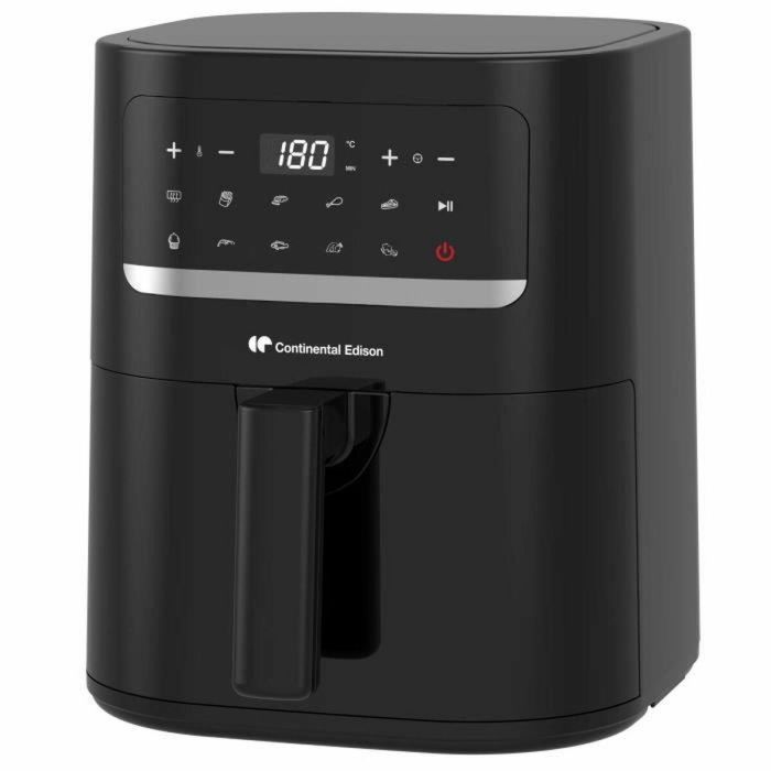 Continental Edison FRSH1400B Freidora de aire sin aceite 4,5 L Negra 1400W 2
