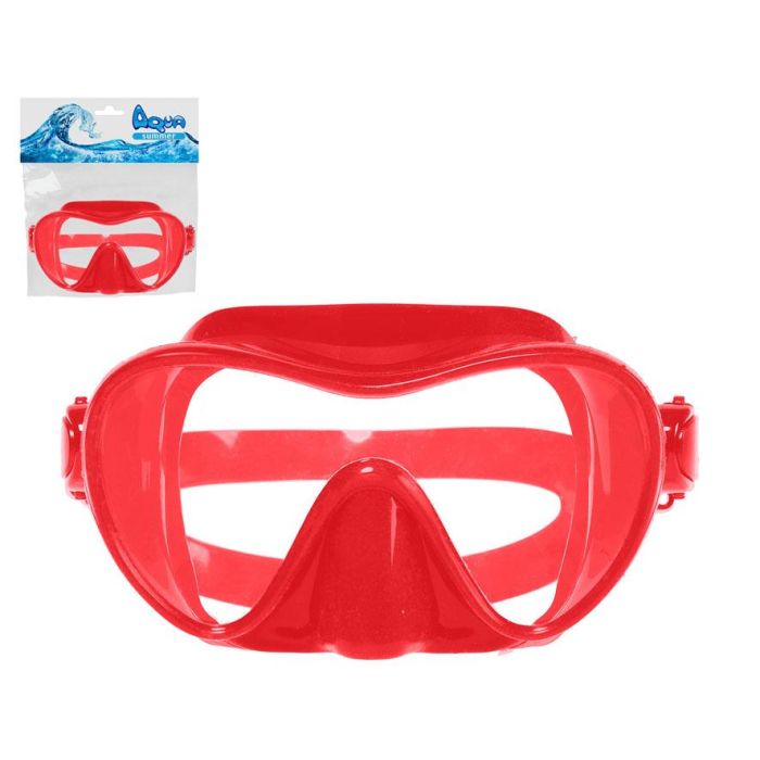 Gafas Buceo Silicona Rojo Adulto