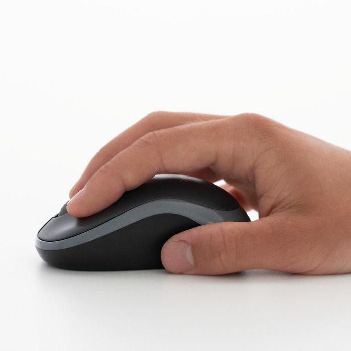 Logitech Wireless Mouse M185, RF Wireless, Alkaline, Grey 5 Logitech Wireless Mouse M185, RF Wireless, Alkaline, Grey 5
