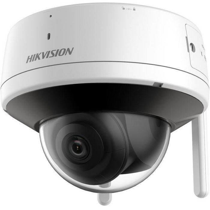 Hikvision Cámara IP Minidomo WiFi 4MP 2.8mm IR30 WDR H.265+ IP66 Exterior con Micrófono y Audio