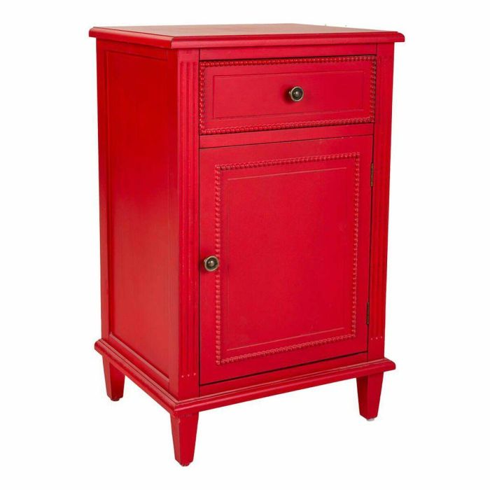 Mesita de Noche Alexandra House Living Rojo 36 x 72 x 45 cm