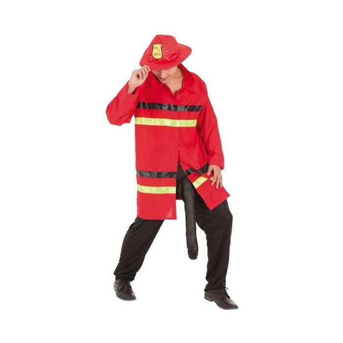 Disfraz adulto bombero manguera talla m/l