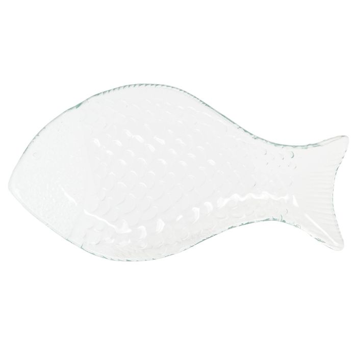 DKD Home Decor Hangzhou design 26a Bandeja Mediterraneo Azul Celeste Cristal Set de 3 Piezas 21 x 2.8 x 39 cm