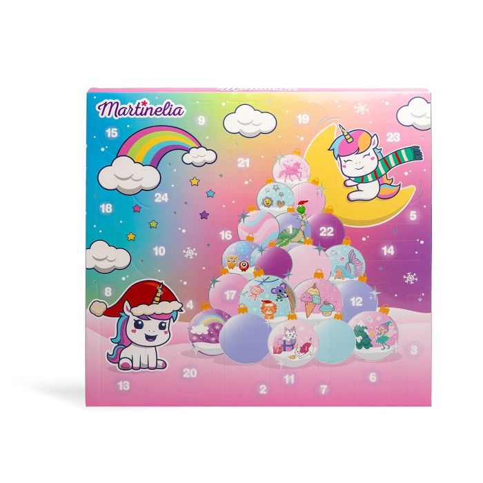 Martinelia 99128 Calendario de Adviento Little Unicorn - Productos de Belleza y Maquillaje para Niñas +3 años 2