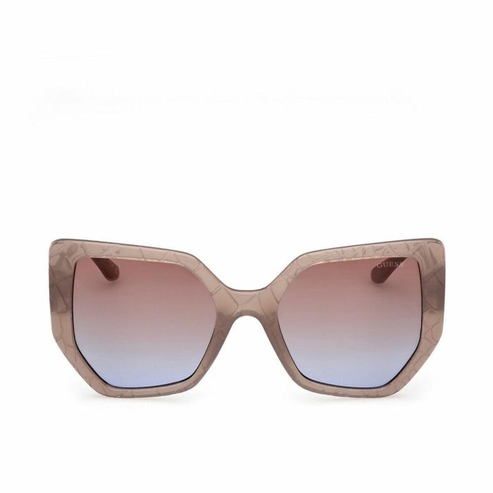 Guess Gafas GU00153 57F Gafas de Sol para Mujer - Forma Geométrica, Montura Inyectada, 55 mm Cristal, 140 mm Patilla