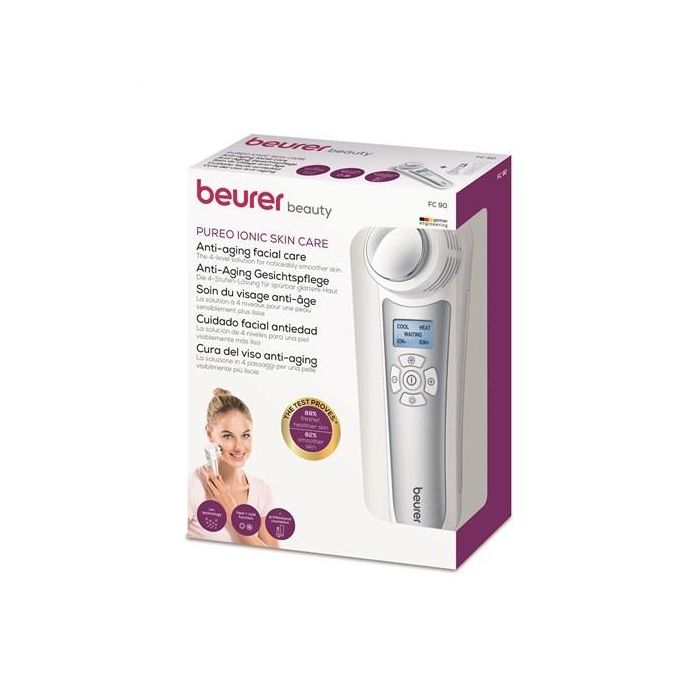 Beurer FC-90 Masajeador Facial Iónico Calor Frío Iones Anti-edad para una Piel Más Lisa Tersa y Saludable 4