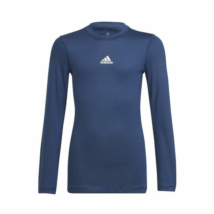 Camiseta de Fútbol de Manga Corta para Niños Adidas Techfit  Azul 0 Camiseta de Fútbol de Manga Corta para Niños Adidas Techfit  Azul 0