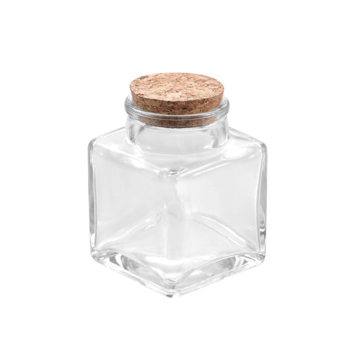 Tarrito de vidrio con tapón de corcho 80 ml - La Mediterranea (36 Unidades) 1 Tarrito de vidrio con tapón de corcho 80 ml - La Mediterranea (36 Unidades) 1