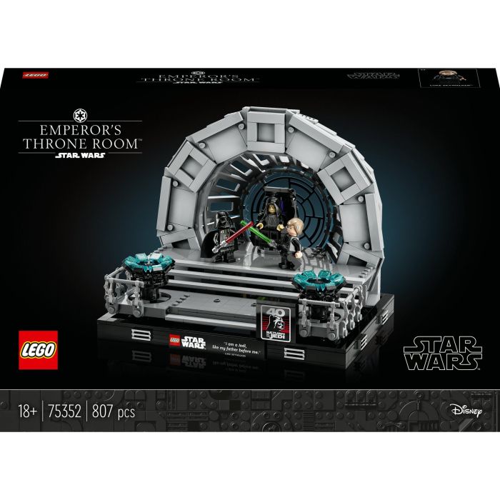 Lego Star Wars 75352 diorama del Emperor's Throne Hall, modelo con láser 0 Lego Star Wars 75352 diorama del Emperor's Throne Hall, modelo con láser 0