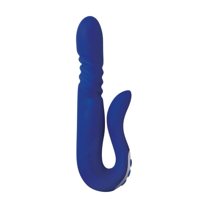 Vibrador Punto G Adam & Eve Deluxe Thruster Azul 6 Vibrador Punto G Adam & Eve Deluxe Thruster Azul 6