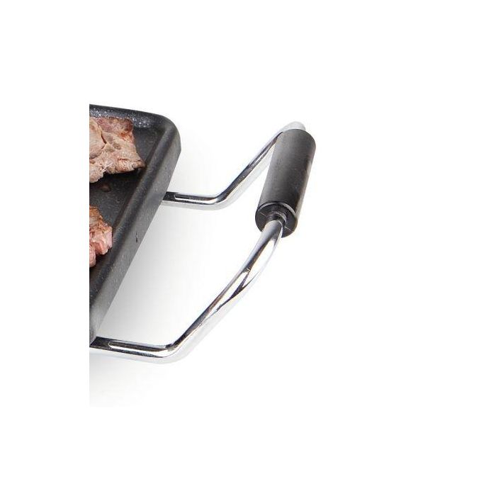 Orbegozo Plancha de Asar TBC 3000 | 2000W | 220x430mm | Antiadherente con Recipiente Recoge Grasa 1