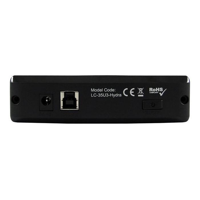 LC-Power LC-35U3-HYDRA Caja de Disco Duro Externo HDD 3.5" SATA USB 3.2 Gen 1 UASP Plug and Play Negro 4 LC-Power LC-35U3-HYDRA Caja de Disco Duro Externo HDD 3.5" SATA USB 3.2 Gen 1 UASP Plug and Play Negro 4