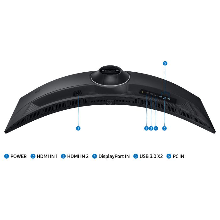 Samsung Odyssey G9 S49CG954EU 49" Dual Quad HD Curvo 240Hz 1ms HDR1000 Gaming Monitor 14