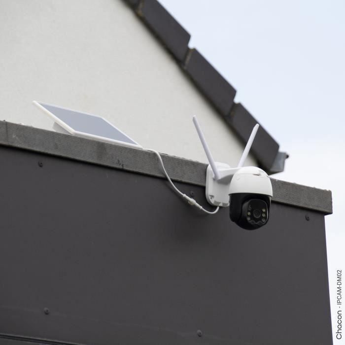 2 cámaras con panel solar - CHACON - 2-IPCAM-DM02 - Exterior - WiFi 5 2 cámaras con panel solar - CHACON - 2-IPCAM-DM02 - Exterior - WiFi 5