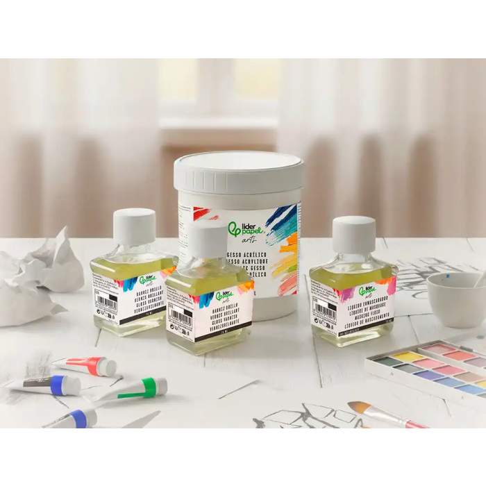 Liderpapel Líquido Enmascarador para Acuarela Bote 75 ml, Herramienta para Preservar Zonas Blancas y Crear Detalles Precisos, Otros Artículos Manualidades 3