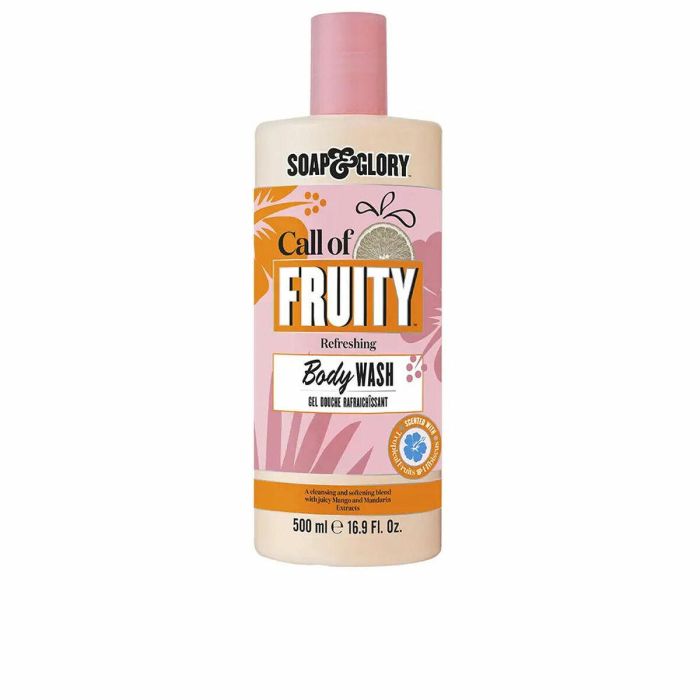 Soap & Glory BUBBLE IN PARADISE Gel de Baño Refrescante Mujer Mango y Mandarina CALL OF FRUITY™ EXOTIC-COOL™ 500 ml