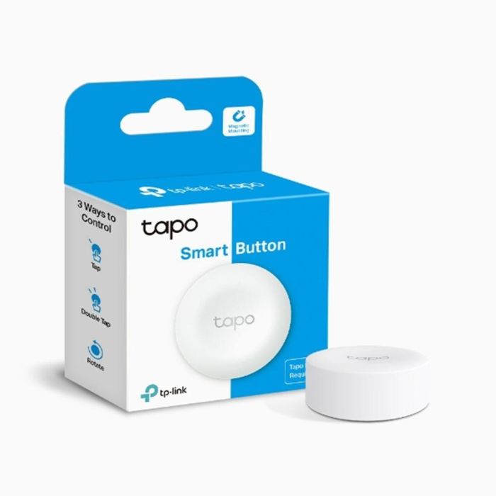 TP-Link Tapo S200B Interruptor Inalámbrico Inteligente Blanco, Montaje en Pared, Alimentado por Batería CR2032 1 TP-Link Tapo S200B Interruptor Inalámbrico Inteligente Blanco, Montaje en Pared, Alimentado por Batería CR2032 1
