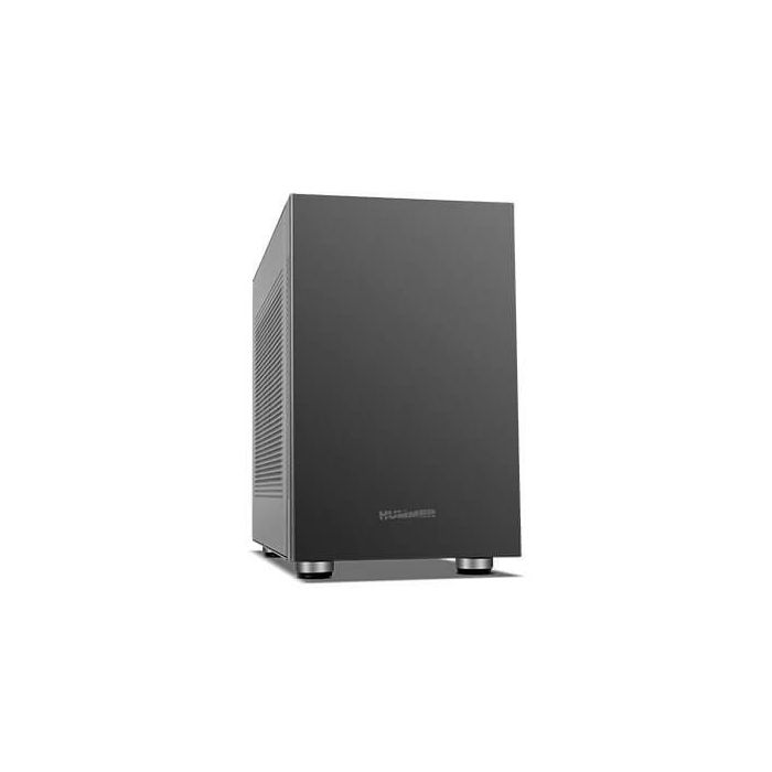 NOX Hummer Vault Micro Torre Negro - Chasis Compacto ATX/SFX, Alta Refrigeración y GPU Vertical/Horizontal