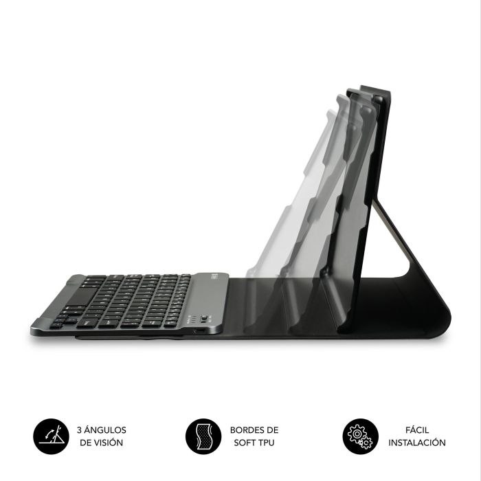 Funda con Teclado Subblim KeyTab Pro BT para Tablets Samsung Galaxy A9+/ Negra 2 Funda con Teclado Subblim KeyTab Pro BT para Tablets Samsung Galaxy A9+/ Negra 2
