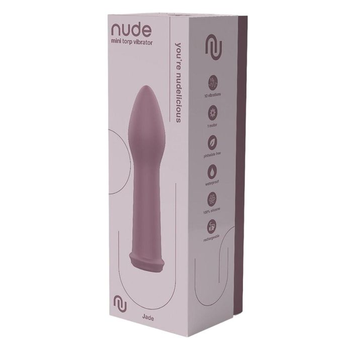 Mini Vibrador Dream Toys Nude Jade Mini Torp Morado 1