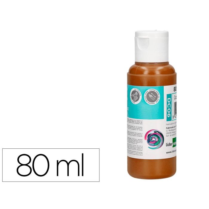 Pintura Acrilica Liderpapel Bote De 80 mL Marron