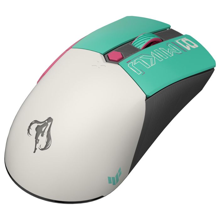 ASUS TUF Gaming Mini Ratón Inalámbrico Hatsune Miku Edition RF Wireless + Bluetooth + USB Type-A Óptico 1200 DPI