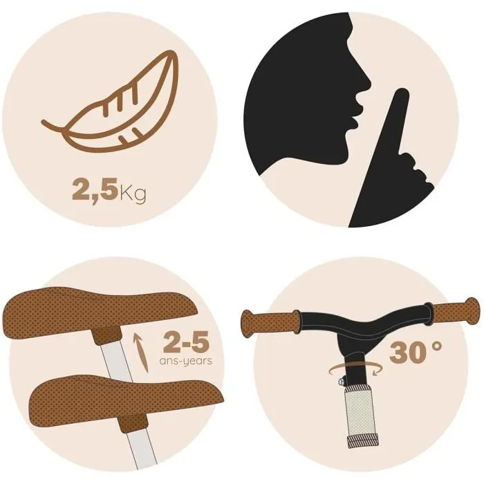 Smoby Bicicleta de Equilibrio para Niños de 2 a 5 años, Desarrollo de Coordinación, Fabricación Española 2