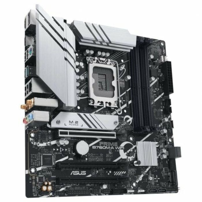 ASUS PRIME B760M-A WiFi S1700 DDR5 Wi-Fi 6 Placa Base µATX para Intel Celeron/Core i3/i5/i7/i9 con HDMI/DisplayPort 6