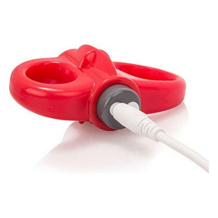 Anillo Vibrador para el Pene The Screaming O Charged Yoga Rojo 2