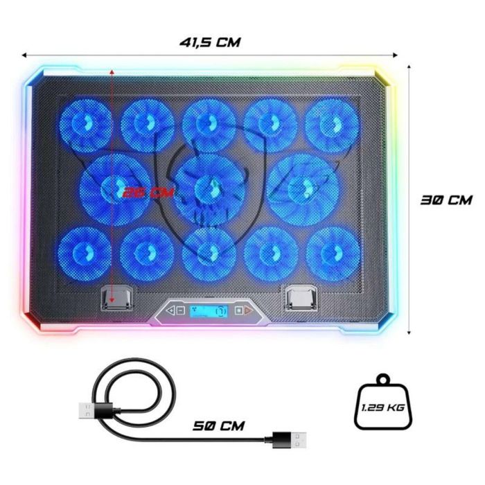 Base de Refrigeración para Portátil Spirit of Gamer Airblade 1300 2 Base de Refrigeración para Portátil Spirit of Gamer Airblade 1300 2