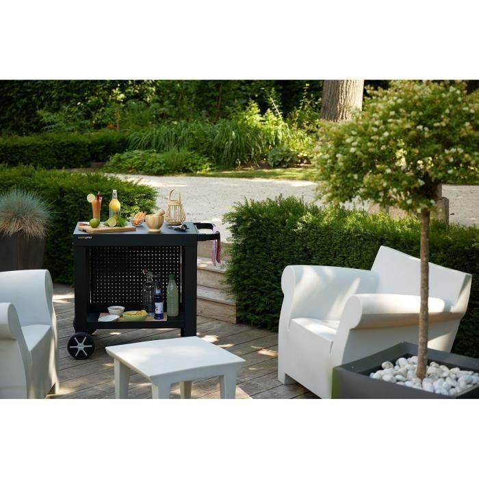 Cook'In Garden WT051T - Carrito de Servicio Reva 80 - 100% Metal 1 Cook'In Garden WT051T - Carrito de Servicio Reva 80 - 100% Metal 1