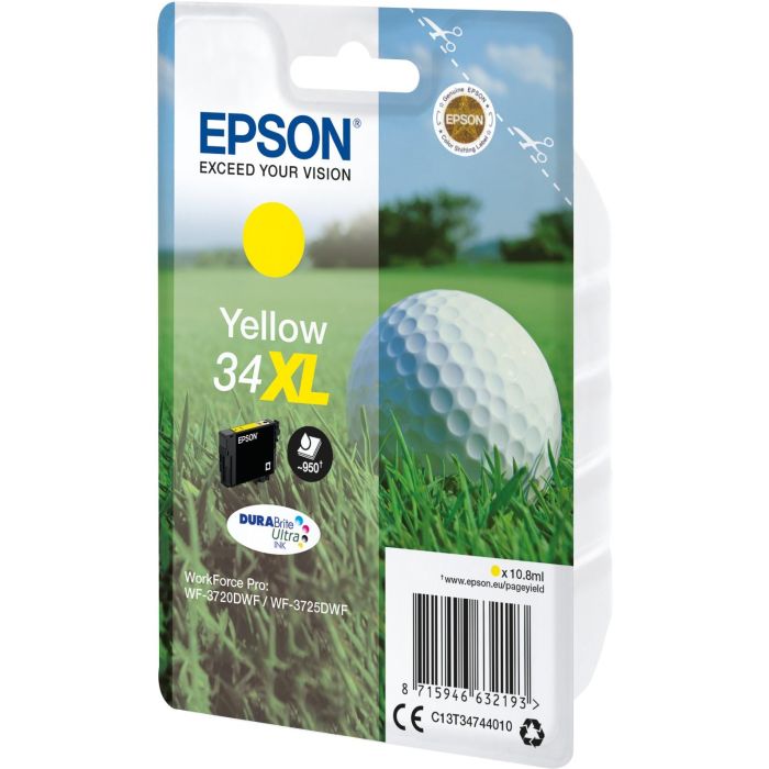 EPSON Singlepack Yellow 34XL DURABrite Ultra Ink 1