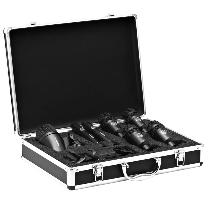 AKG Set de Micrófonos para Batería P4, P2, P17, H440 0 AKG Set de Micrófonos para Batería P4, P2, P17, H440 0