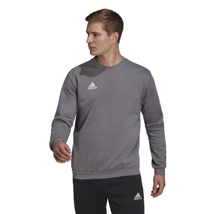 Sudadera sin Capucha Hombre Adidas Ent22 Gris oscuro M 4