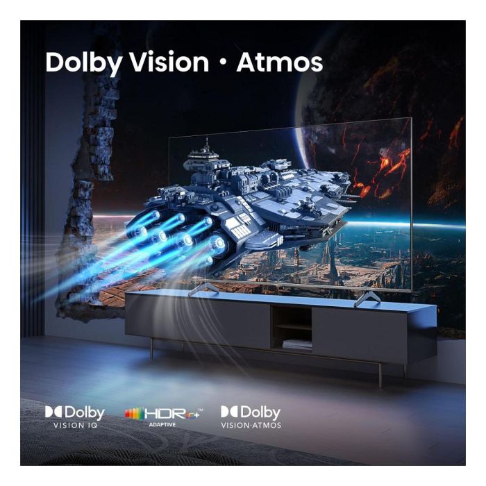 Hisense 85E77Q PRO Smart TV 85" 4K Ultra HD QLED, 144 Hz, VIDAA, FreeSync Premium, HDMI 2.1, Dolby Atmos, WiFi, Negro 6