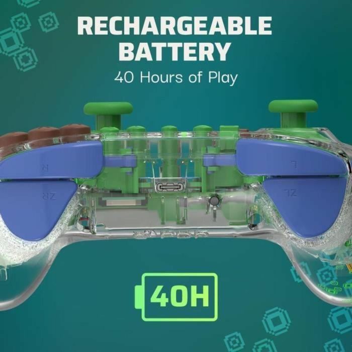 PDP 1728604599521 Mando Inalámbrico Realmz para Nintendo Switch Minecraft 1