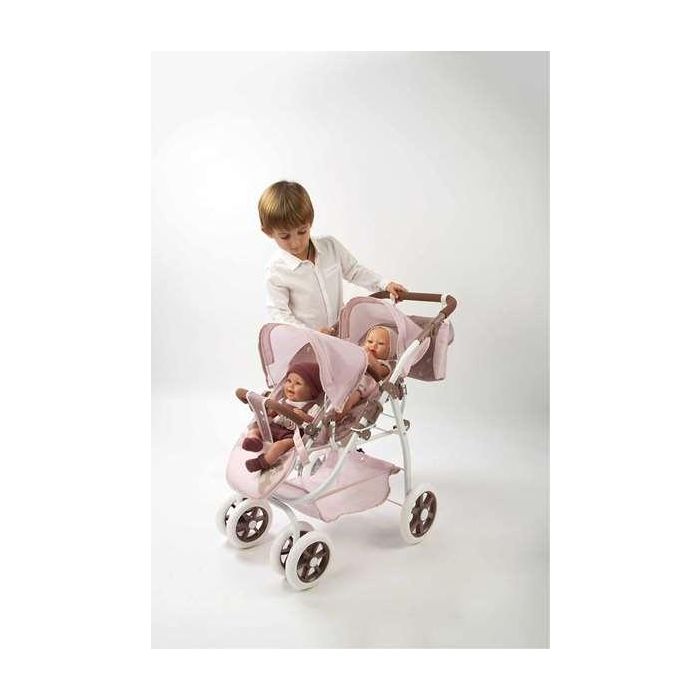 Coche muñeca gemelar bear c/bolso 45x70x73 cm.altura manillar 47-77 cm 3 Coche muñeca gemelar bear c/bolso 45x70x73 cm.altura manillar 47-77 cm 3