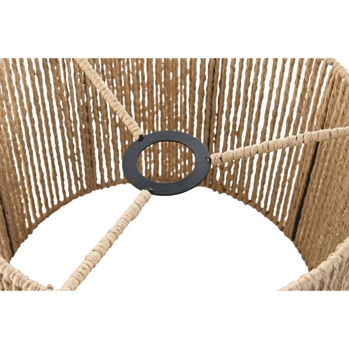 DKD Home Decor Pantalla de Lámpara Urban Marrón 52x31x52 cm - Set de 3 Piezas de Fibra y Metal Compatible con Bombillas E27 3