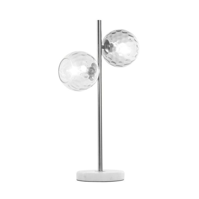 Lámpara de mesa Home ESPRIT Plateado 40 W 220 V 1 Lámpara de mesa Home ESPRIT Plateado 40 W 220 V 1
