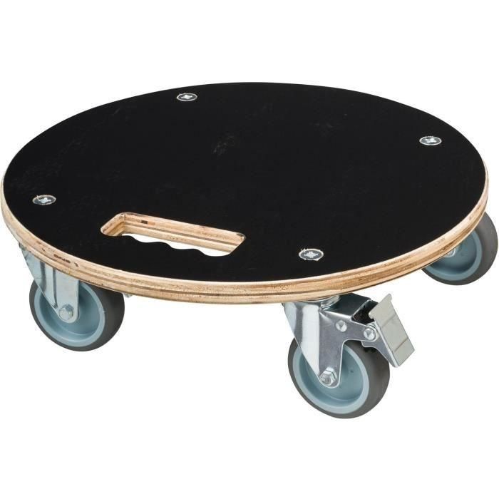 Nature NAT8711338702420 Portamacetas Cuadrado con Ruedas de Madera FSC - Carga Máxima 250 kg Nature NAT8711338702420 Portamacetas Cuadrado con Ruedas de Madera FSC - Carga Máxima 250 kg