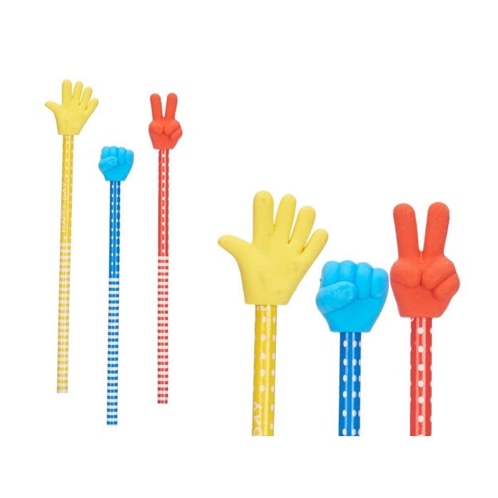 Set 3 Lapiceros Con Goma Dedos Surtidos Pincello 11X26CM (32 Unidades) 1 Set 3 Lapiceros Con Goma Dedos Surtidos Pincello 11X26CM (32 Unidades) 1