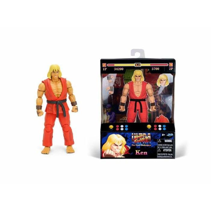 Street Fighter Ken Street Fighter II Figura de Acción 15 cm Plástico 0 Street Fighter Ken Street Fighter II Figura de Acción 15 cm Plástico 0
