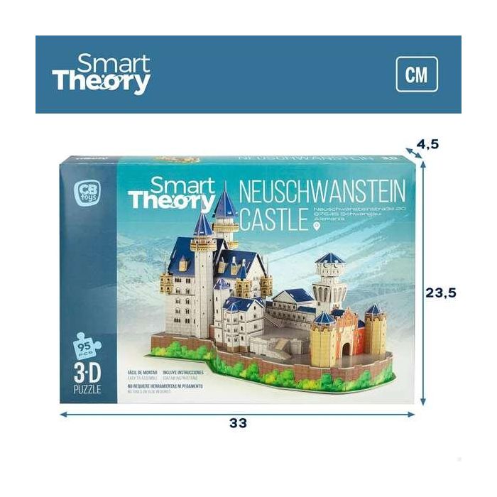 Puzzle 3D new swan castle 95 piezas. 43,5x18,5x33 cm 6 Puzzle 3D new swan castle 95 piezas. 43,5x18,5x33 cm 6
