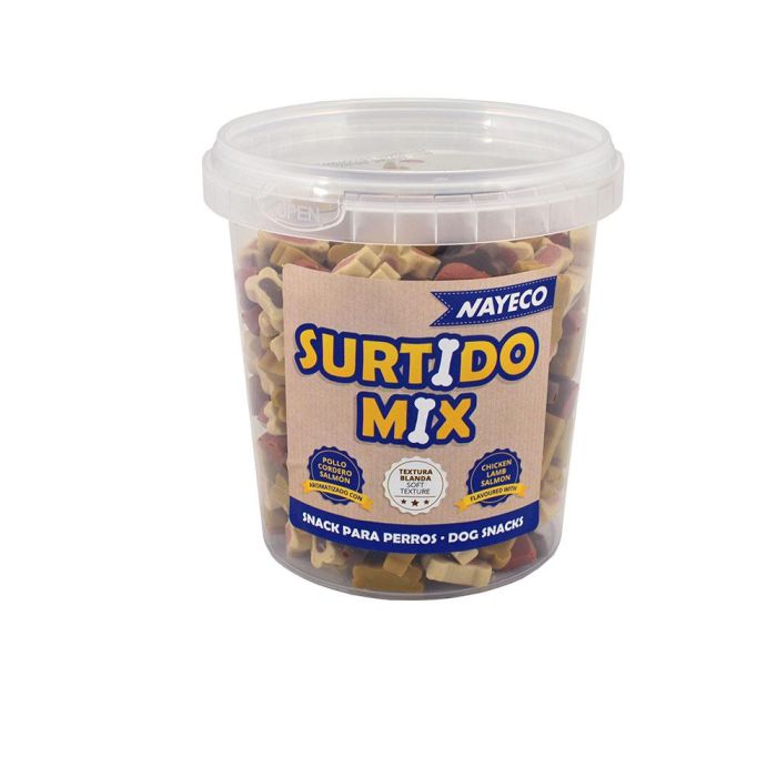 Nayeco Nyc surtido mix Snacks para perros 500g - Pollo, cordero y salmón 1