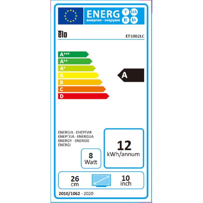 Monitor Elo Touch Systems E155834 HD 10,1" Monitor Elo Touch Systems E155834 HD 10,1"